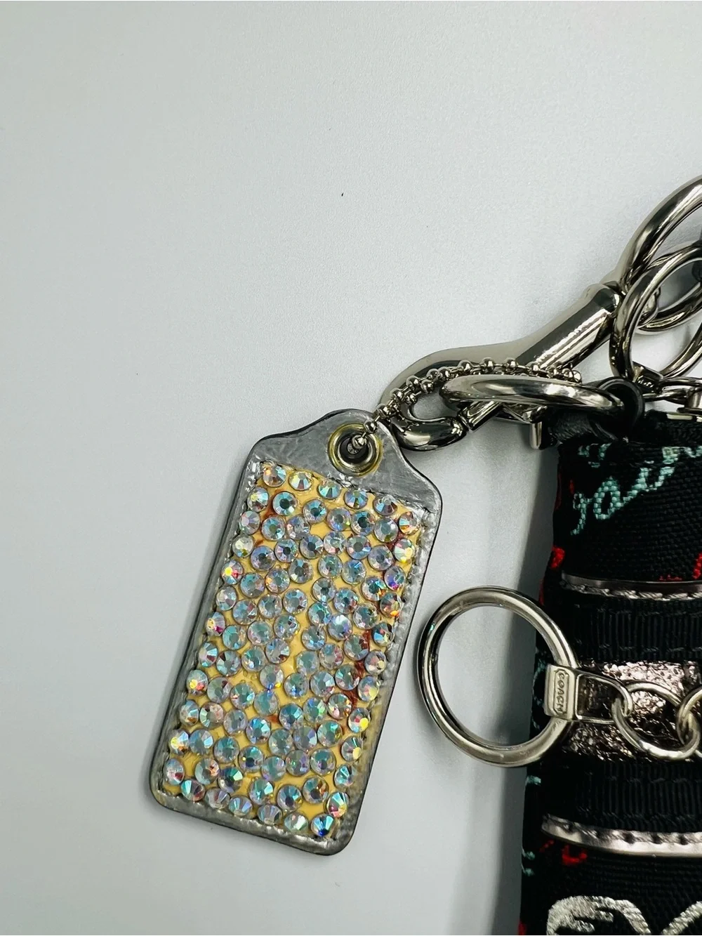 Coach Poppy Graffiti Glam Hearts Luxe Crossbody Bag